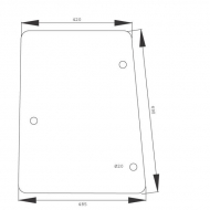 D3406670 Szyba boczna 485x690 mm