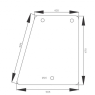 D7309 Szyba boczna 690x585 mm