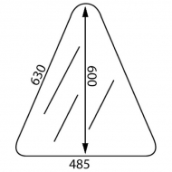 D9009 Szyba boczna 640x490 mm