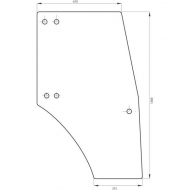 00097700040N Szyba drzwi 1380x670 mm