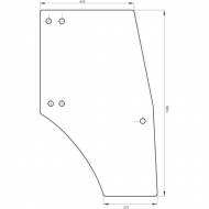 00097700050 Szybka drzwiowa 1380x670 mm