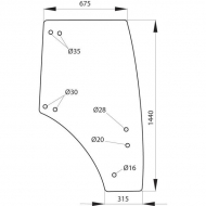 117810030020KR Szyba drzwi 1440x675 mm