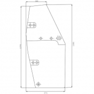 134221003N Szyba drzwi 1385x673 mm