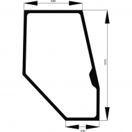 4386532N Szyba drzwi 1215x660 mm