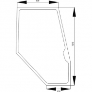 4386536N Szyba drzwi 1215x660 mm