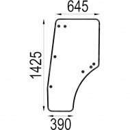 46771220N Szyba drzwi 1440x645 mm