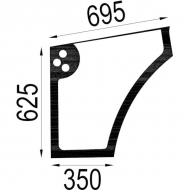 5089551N Szyba drzwi, dolna 690x675 mm