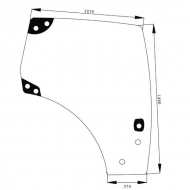 82027356N Szybka drzwiowa 1480x1100 mm