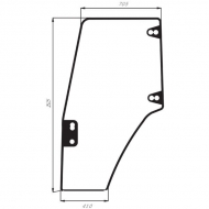 87302768N Szyba drzwi 1525x705 mm