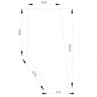 D8502 Szyba drzwi, nieruchoma 1520x650 mm