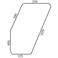 D9005 Szyba drzwi 1060x570 mm