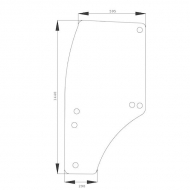 R198624N Szyba drzwi lewa, R198624 1440x595 mm