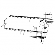 623KLV Nity z łbem stożkowym pasujące do Busatis Kramp, 6x23mm, 0,5kg