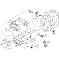 AC802805 Rolka napinająca łańcucha/paska Kverneland Accord Optima, Optima HD, Monopill S, Miniair S