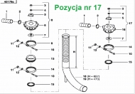 AC490791 Rozdzielacz górny kompletny  6x46mm do siewnika ACCORD oryginał 