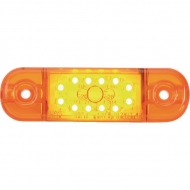 1400300714 Lampa pozycyjna, obrysowa pomarańczowa 12 LED, 714, 12 V - 24 V, 12, boczna