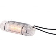 1400690820 Lampa pozycyjna boczna, obrysowa 2 LED, 281, 12 V - 24 V, pomarańczowa