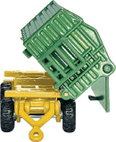 S01843 Ciągnik John Deere z ładowaczem i przyczepą 1:87 Siku