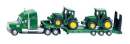 S01837 Ciężarówka z naczepą i 2 ciągnikami John Deere 1:87 Siku