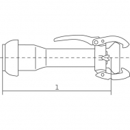 8102006Z Złącze redukcyjne KKV/KKM Perrot, 8" x 6"