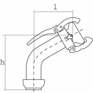 3102090 Kolano 90° KKM/KKV Perrot, 3"