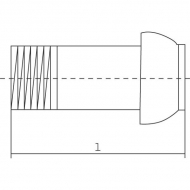 4106000Z Złącze KKV gwint zew. Perrot, 4" x 4"