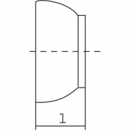 6109900Z Zaślepka KKM Perrot, 6"