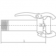 6206003Z Złącze KKM gwint zew. Perrot, 6" + gwint 3"