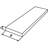 KTS15015 Listwa łyżki, 100 x 15, 500HB-3m