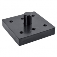 00645020 Płyta do wspawania 130x115 mm 6 otworów M20 Annaburger Scharmüller