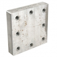 00645000 Płyta do wspawania 145x145/160 mm M20 Scharmüller