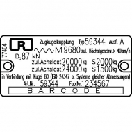 RO59344 Zaczep kulowy K80 8267801