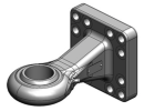 00665181A02 Zaczep oczkowy do przyczepy kat. 5 Ø71 mm 160x160 M20 Scharmüller