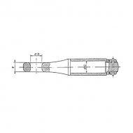 OTO46 Ucho zaczepu przyczepy obrotowe Ø45 mm L345 M33 7 t