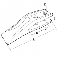 EBT15MM Ząb 15 mm