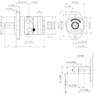 2601DF Silnik hydrauliczny orbitalny BG315 Battioni Pagani 315 cc