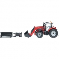 B43082A1 Ciągnik Massey Ferguson 6616 z ładowaczem 1:32 Britains