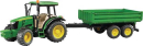 U02108 Ciągnik John Deere 5115M z przyczepą wywrotką 1:16 Bruder