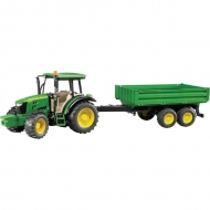 U02108 John Deere 5115M z przyczepą