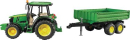 U02108 Ciągnik John Deere 5115M z przyczepą wywrotką 1:16 Bruder