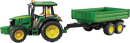 U02108 Ciągnik John Deere 5115M z przyczepą wywrotką 1:16 Bruder