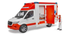 U02676 Mercedes-Benz Sprinter ambulans z ratownikiem 1:16 Bruder