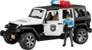 U02526 Jeep Wrangler Rubicon policja z policjantem 1:16 Bruder