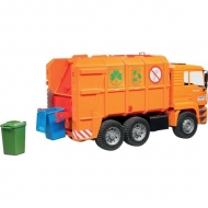 U02760 MAN REFUSE TRUCK ORANGE