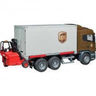 U03581 Ciężarówka Scania UPS z wózkiem widłowym