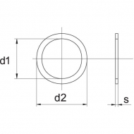 988304203P025 Podkładka dystansowa 30x42x0,3