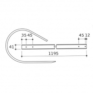 VF16617875N Blacha zgarniająca Vicon