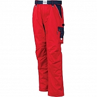 19602030080098 Spodnie robocze GWB, czerwono-granatowe, roz. L