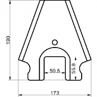 SM52103 Nóż do przyczepy samozbierającej Schuitemaker