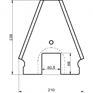 SM52106 Nóż do przyczepy samozbierającej Schuitemaker